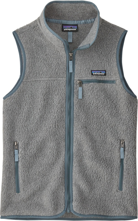 Patagonia Womens Retro Pile Vest Patagonia Womens Retro Pile Vest Farbe / color: salt grey w/light plume grey ()