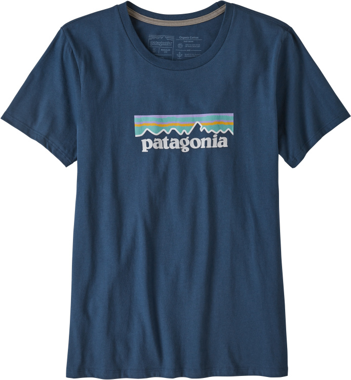Patagonia Womens Pastel P-6 Logo Organic T-Shirt Patagonia Womens Pastel P-6 Logo Organic T-Shirt Farbe / color: stone blue ()