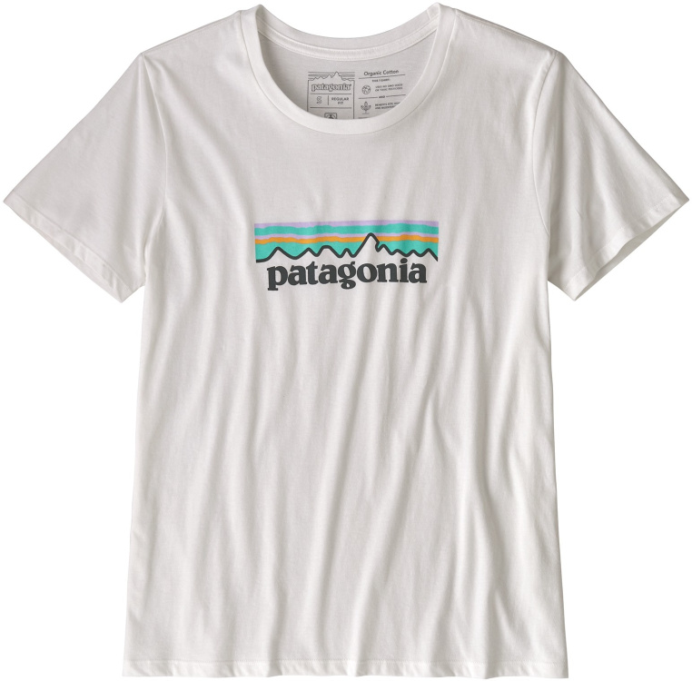 Patagonia Womens Pastel P-6 Logo Organic T-Shirt Patagonia Womens Pastel P-6 Logo Organic T-Shirt Farbe / color: white ()
