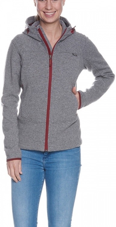 Tatonka Lakho Womens Hooded Jacket Tatonka Lakho Womens Hooded Jacket Farbe / color: pebble grey ()