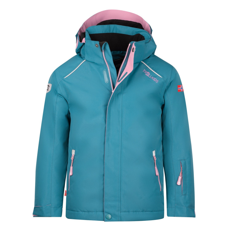 Trollkids Kids Holmenkollen Snow Jacket Pro Trollkids Kids Holmenkollen Snow Jacket Pro Farbe / color: teal/mauve ()