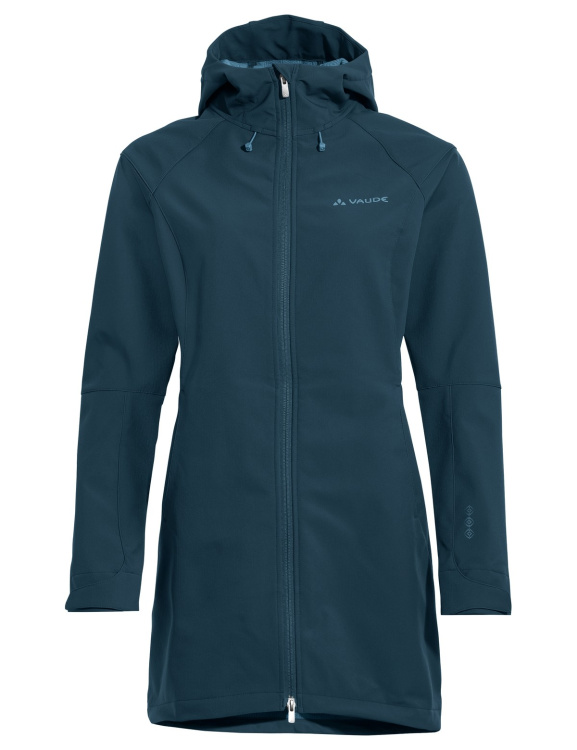 VAUDE Womens Skomer Softshell Coat VAUDE Womens Skomer Softshell Coat Farbe / color: dark sea () VAUDE Womens Skomer Softshell Coat VAUDE Womens Skomer Softshell Coat Farbe / color: dark sea ()