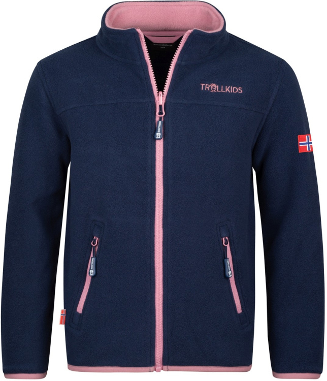 Trollkids Girls Oppdal Jacket XT Trollkids Girls Oppdal Jacket XT Farbe / color: navy/mauve ()