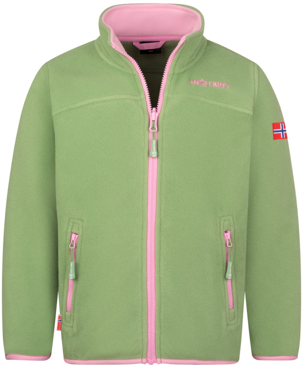 Trollkids Girls Oppdal Jacket XT Trollkids Girls Oppdal Jacket XT Farbe / color: pistachio gr/wild rose ()