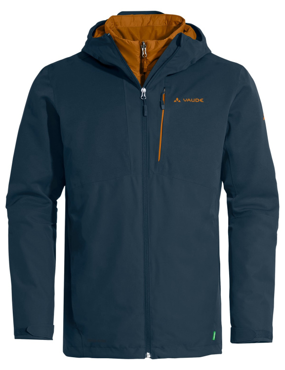VAUDE Mens Miskanti 3in1 Jacket II VAUDE Mens Miskanti 3in1 Jacket II Farbe / color: dark sea ()