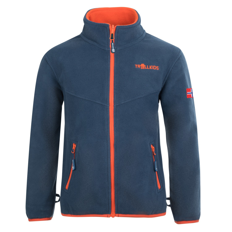 Trollkids Kids Oppdal Jacket XT Trollkids Kids Oppdal Jacket XT Farbe / color: mystic blue/orange ()