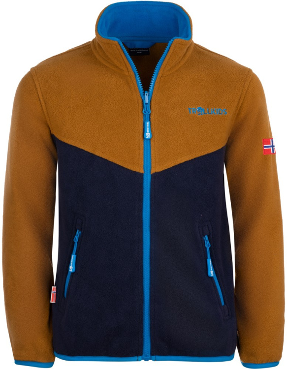 Trollkids Kids Oppdal Jacket XT Trollkids Kids Oppdal Jacket XT Farbe / color: bronze/navy ()