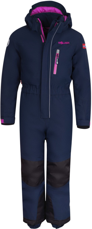 Trollkids Kids Isfjord Snowsuit Trollkids Kids Isfjord Snowsuit Farbe / color: navy/magenta ()