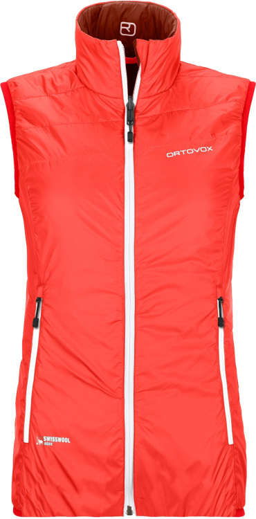 Ortovox Swisswool Light Piz Grisch Vest Ortovox Swisswool Light Piz Grisch Vest Farbe / color: coral ()