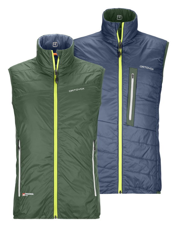 Ortovox Swisswool Light Piz Cartas Vest Ortovox Swisswool Light Piz Cartas Vest Farbe / color: green forest () Ortovox Swisswool Light Piz Cartas Vest Ortovox Swisswool Light Piz Cartas Vest Farbe / color: green forest ()
