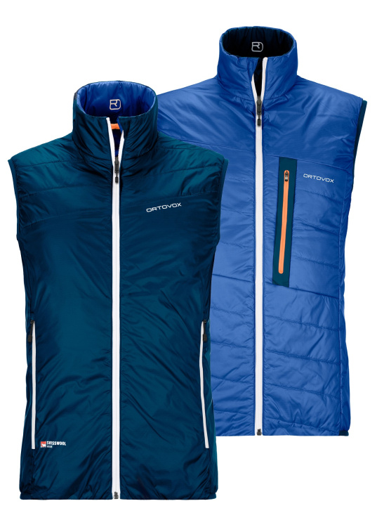 Ortovox Swisswool Light Piz Cartas Vest Ortovox Swisswool Light Piz Cartas Vest Farbe / color: petrol blue () Ortovox Swisswool Light Piz Cartas Vest Ortovox Swisswool Light Piz Cartas Vest Farbe / color: petrol blue ()
