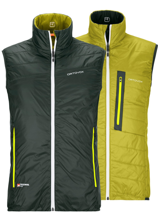 Ortovox Swisswool Light Piz Cartas Vest Ortovox Swisswool Light Piz Cartas Vest Farbe / color: green pine ()