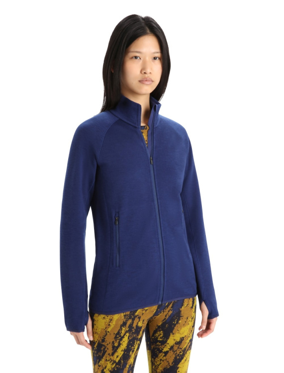 Icebreaker Womens Elemental LS Zip Icebreaker Womens Elemental LS Zip Farbe / color: royal navy ()