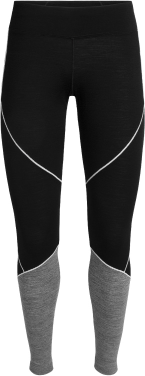 Icebreaker Womens 200 Oasis Deluxe Leggings Icebreaker Womens 200 Oasis Deluxe Leggings Farbe / color: black/gritstone ()