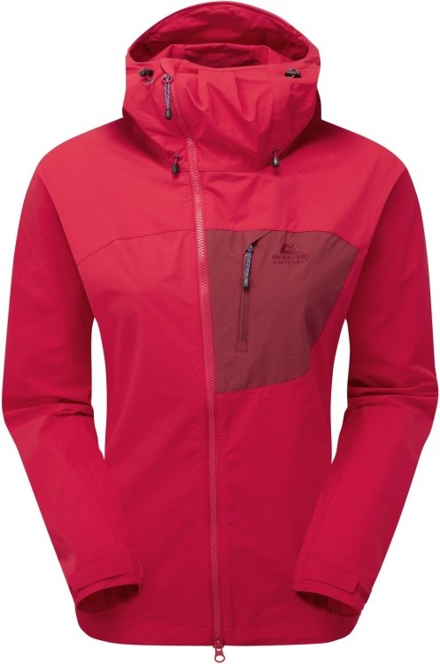 Mountain Equipment Squall Hooded Womens Jacket Mountain Equipment Squall Hooded Womens Jacket Farbe / color: capsicum/tibetan red ()