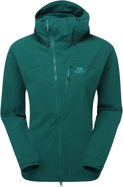 Mountain Equipment Squall Hooded Womens Jacket Mountain Equipment Squall Hooded Womens Jacket Farbe / color: deep teal ()
