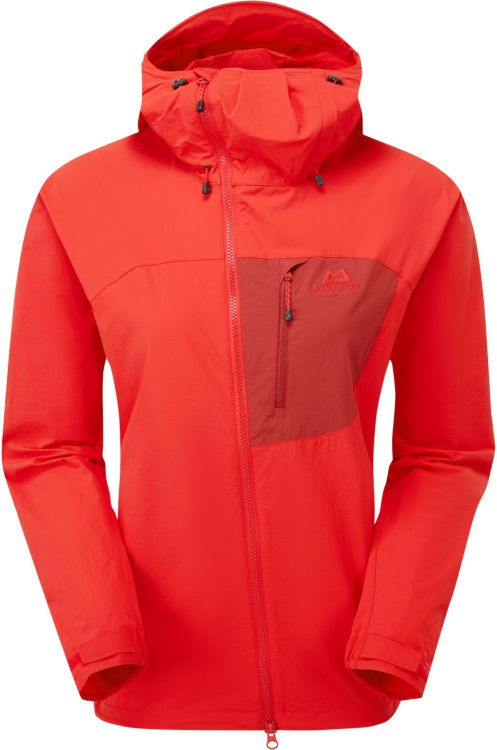 Mountain Equipment Squall Hooded Womens Jacket Mountain Equipment Squall Hooded Womens Jacket Farbe / color: chili red/merlot ()