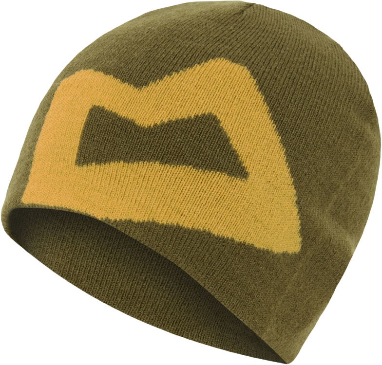 Mountain Equipment Branded Knitted Womens Beanie Mountain Equipment Branded Knitted Womens Beanie Farbe / color: dk olive/butterscotch ()