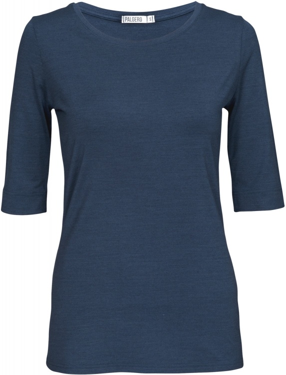 Palgero Liv 3/4 Shirt Merino Women Palgero Liv 3/4 Shirt Merino Women Farbe / color: blau meliert ()