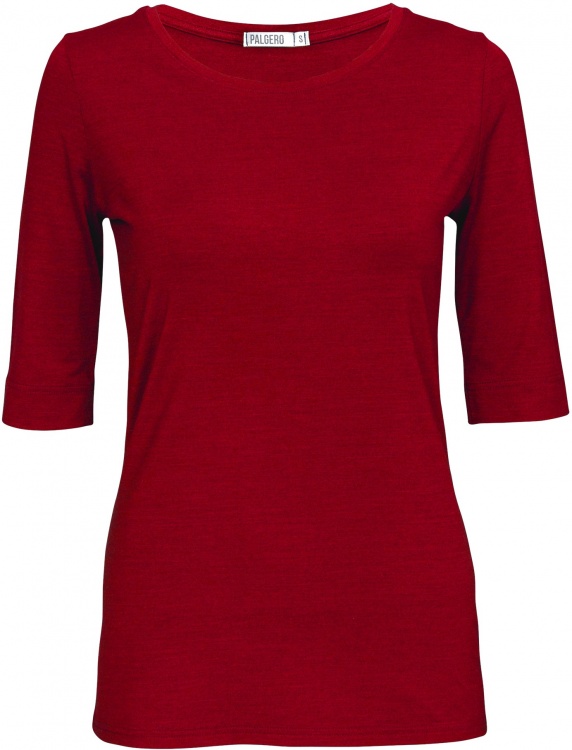 Palgero Liv 3/4 Shirt Merino Women Palgero Liv 3/4 Shirt Merino Women Farbe / color: rot ()