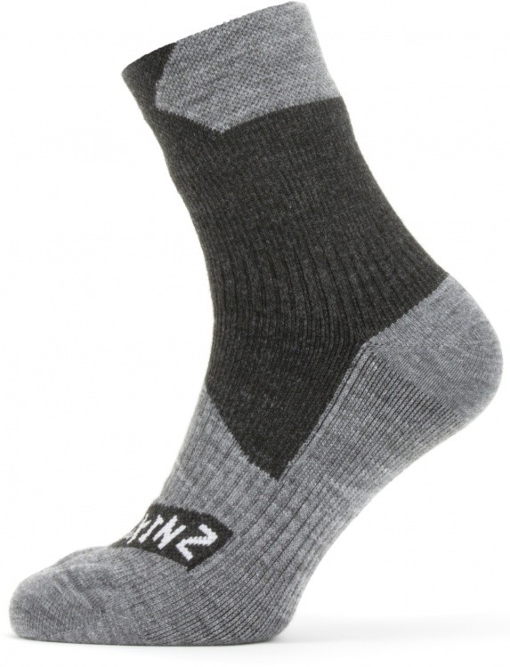 Sealskinz Waterproof All Weather Ankle Length Sock Sealskinz Waterproof All Weather Ankle Length Sock Farbe / color: black/grey marl ()