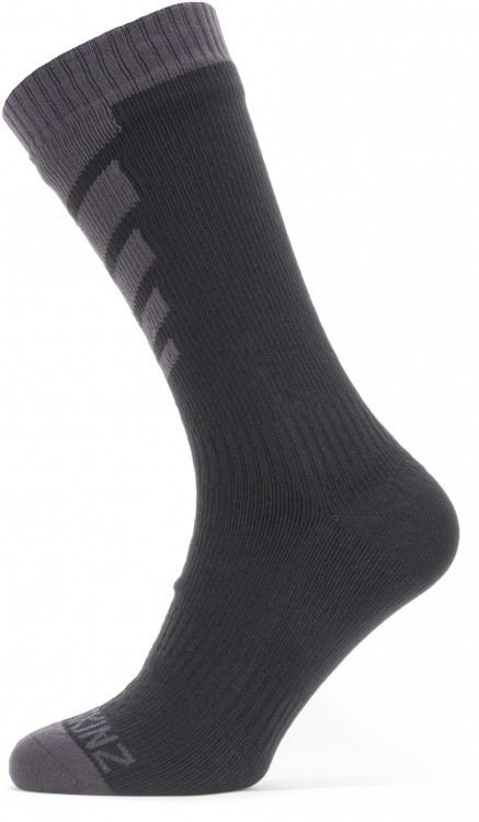 Sealskinz Waterproof Warm Weather Mid Length Sock Sealskinz Waterproof Warm Weather Mid Length Sock Farbe / color: black/grey ()