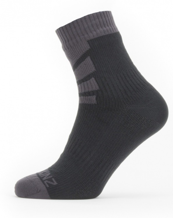 Sealskinz Waterproof Warm Weather Ankle Length Sock Sealskinz Waterproof Warm Weather Ankle Length Sock Farbe / color: black/grey ()