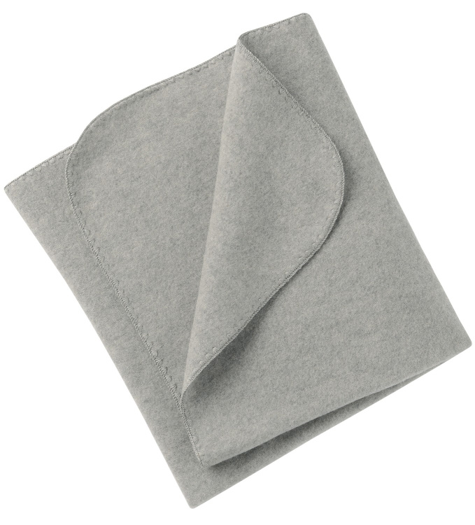 Engel Baby Decke Wollfleece Engel Baby Decke Wollfleece Farbe / color: hellgrau mel. 091/Muschelkante ()