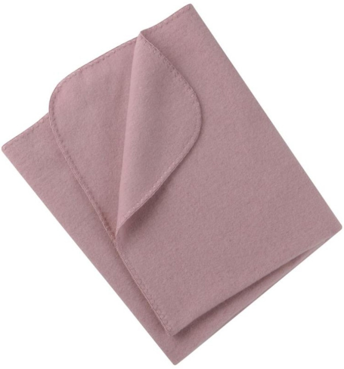 Engel Baby Decke Wollfleece Engel Baby Decke Wollfleece Farbe / color: rosenholz mel. 051E/Muschelkante ()