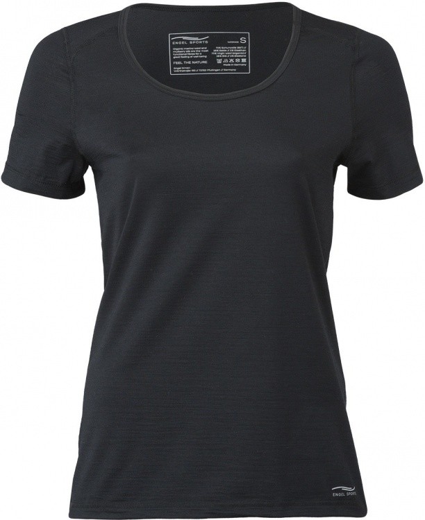 Engel Sports Damen Shirt Kurzarm Regular Fit Engel Sports Damen Shirt Kurzarm Regular Fit Farbe / color: black ()