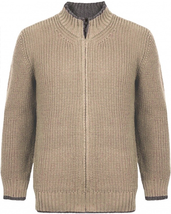 IrelandsEye Rockbrook Ribbed Cardigan Men IrelandsEye Rockbrook Ribbed Cardigan Men Farbe / color: silver marl ()