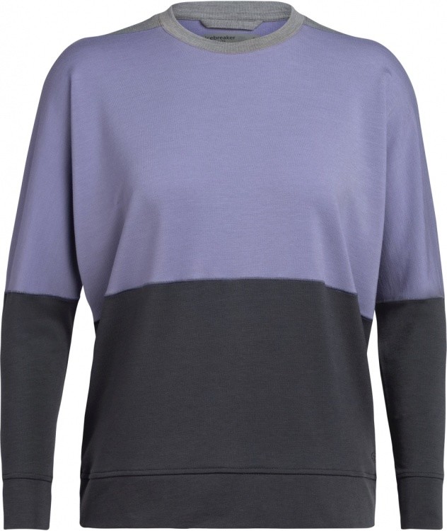 Icebreaker Womens Momentum LS Crewe Icebreaker Womens Momentum LS Crewe Farbe / color: panther/fossil ()