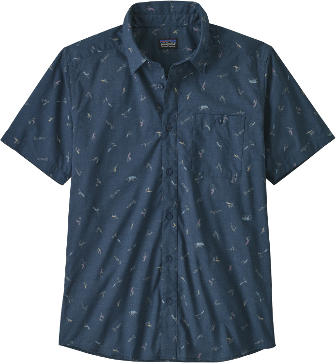 Patagonia Mens Go To Shirt Patagonia Mens Go To Shirt Farbe / color: surfer stone blue ()