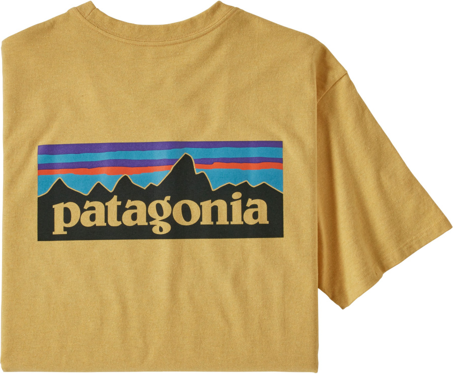 Patagonia Mens P-6 Logo Responsibili Tee Patagonia Mens P-6 Logo Responsibili Tee Farbe / color: surfboard yellow ()