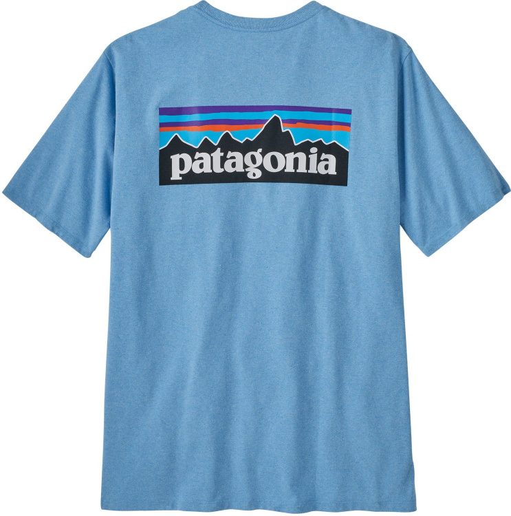 Patagonia Mens P-6 Logo Responsibili Tee Patagonia Mens P-6 Logo Responsibili Tee Farbe / color: lago blue ()