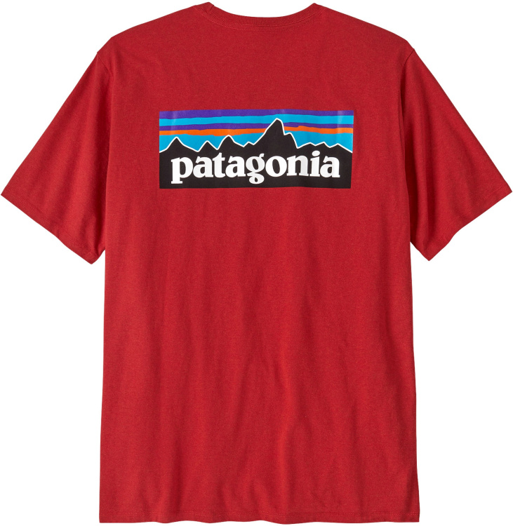 Patagonia Mens P-6 Logo Responsibili Tee Patagonia Mens P-6 Logo Responsibili Tee Farbe / color: amanita red ()