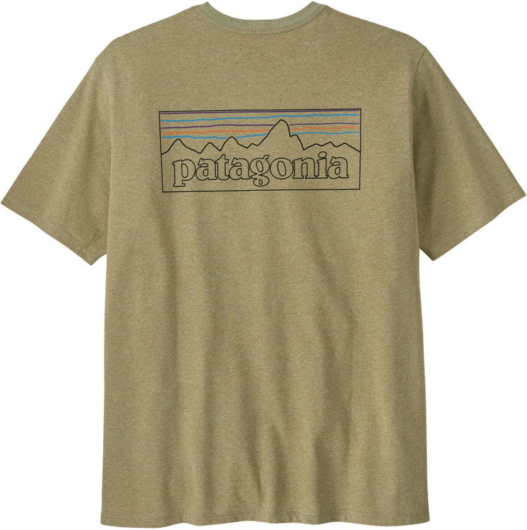 Patagonia Mens P-6 Logo Responsibili Tee Patagonia Mens P-6 Logo Responsibili Tee Farbe / color: outline/gumtree green ()