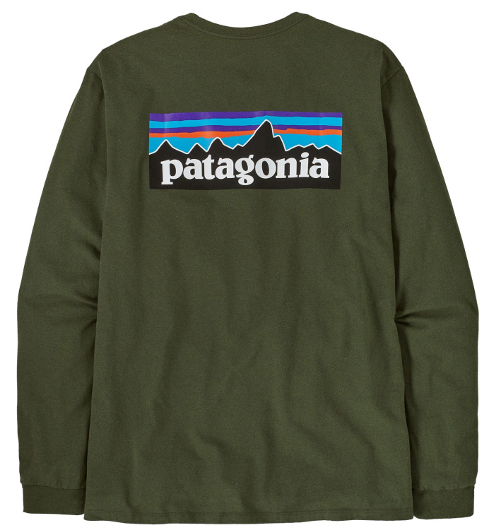 Patagonia Mens LS P-6 Logo Responsibili-Tee Patagonia Mens LS P-6 Logo Responsibili-Tee Farbe / color: torrey pine green ()