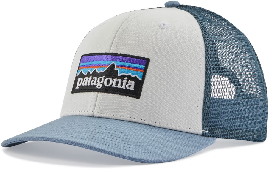 Patagonia P-6 Logo Trucker Hat Patagonia P-6 Logo Trucker Hat Farbe / color: white w/ lt plume grey ()