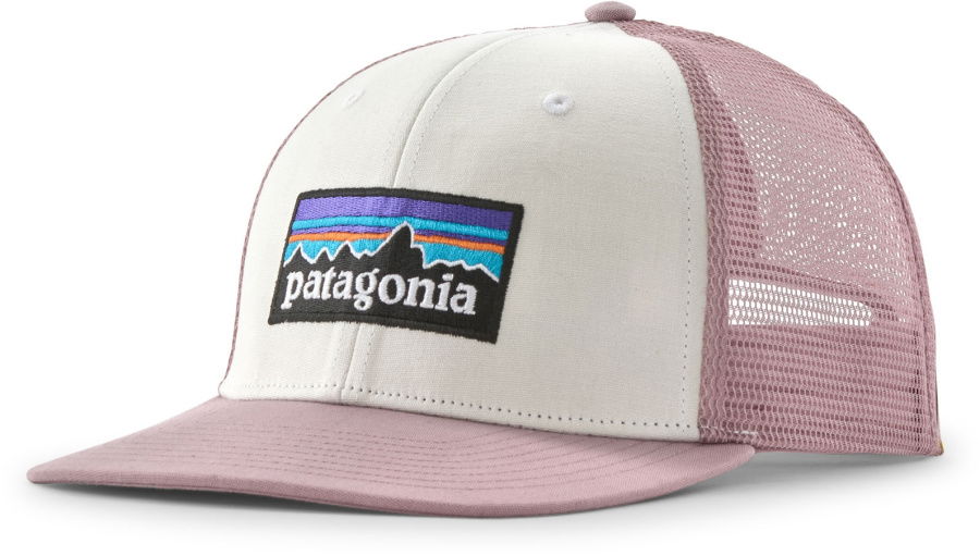 Patagonia P-6 Logo Trucker Hat Patagonia P-6 Logo Trucker Hat Farbe / color: white w/quiet violet ()