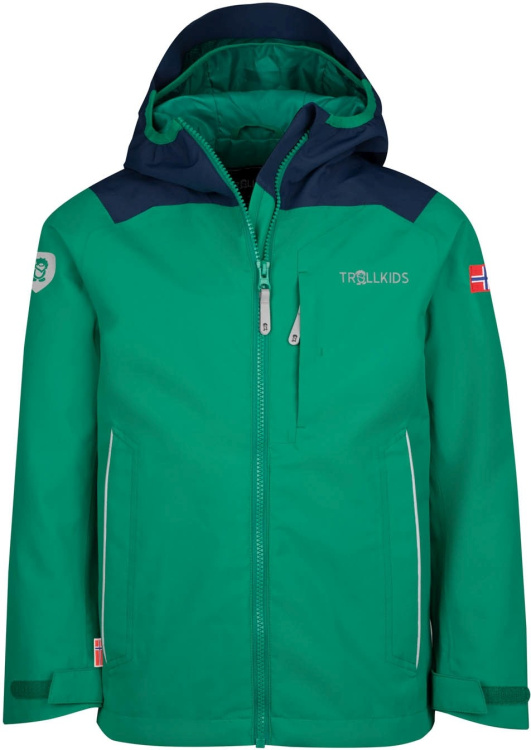 Trollkids Kids Bergen Jacket Trollkids Kids Bergen Jacket Farbe / color: pepper green/navy ()