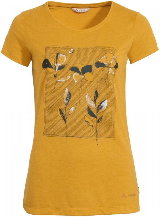 VAUDE Womens Skomer Print T-Shirt VAUDE Womens Skomer Print T-Shirt Farbe / color: marigold ()