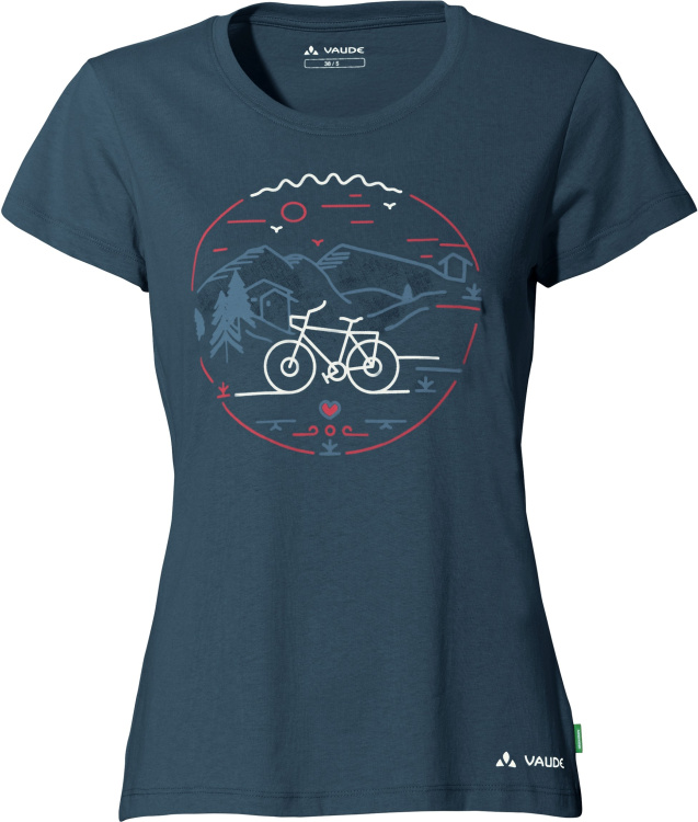 VAUDE Womens Cyclist T-Shirt V VAUDE Womens Cyclist T-Shirt V Farbe / color: dark sea uni ()