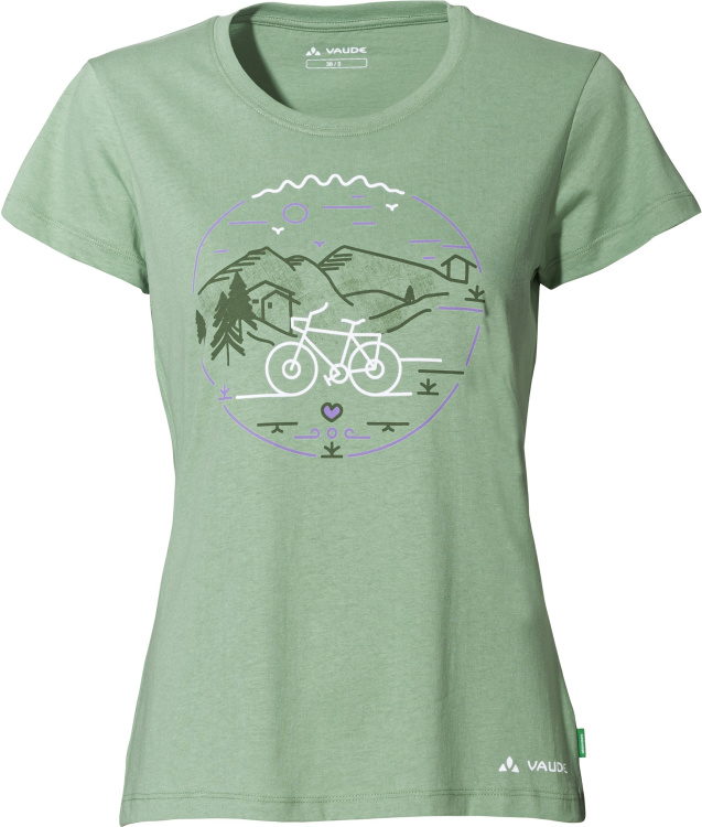 VAUDE Womens Cyclist T-Shirt V VAUDE Womens Cyclist T-Shirt V Farbe / color: willow green ()