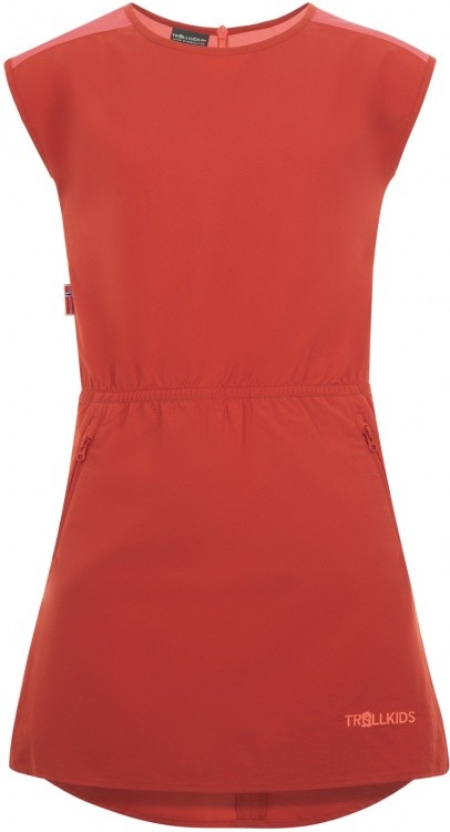 Trollkids Girls Arendal Dress Trollkids Girls Arendal Dress Farbe / color: mystic red/coral ()