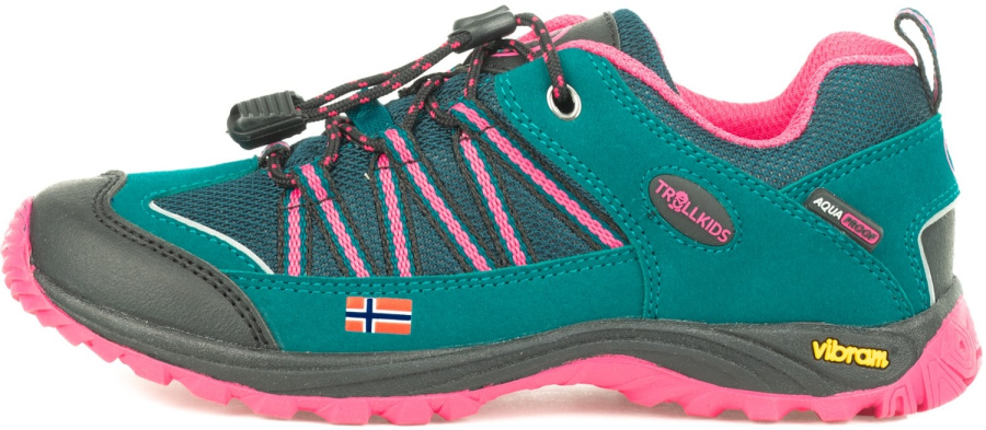 Trollkids Kids Lofoten Hiker Low Trollkids Kids Lofoten Hiker Low Farbe / color: smaragd/rubine ()