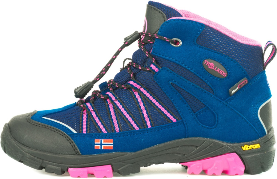 Trollkids Kids Lofoten Hiker Mid Trollkids Kids Lofoten Hiker Mid Farbe / color: blue/magenta ()