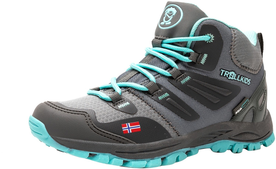 Trollkids Kids Rondane Hiker Mid Trollkids Kids Rondane Hiker Mid Farbe / color: anthracite/mint ()