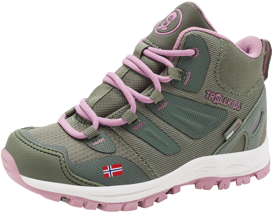 Trollkids Kids Rondane Hiker Mid Trollkids Kids Rondane Hiker Mid Farbe / color: dusky olive/mauve ()