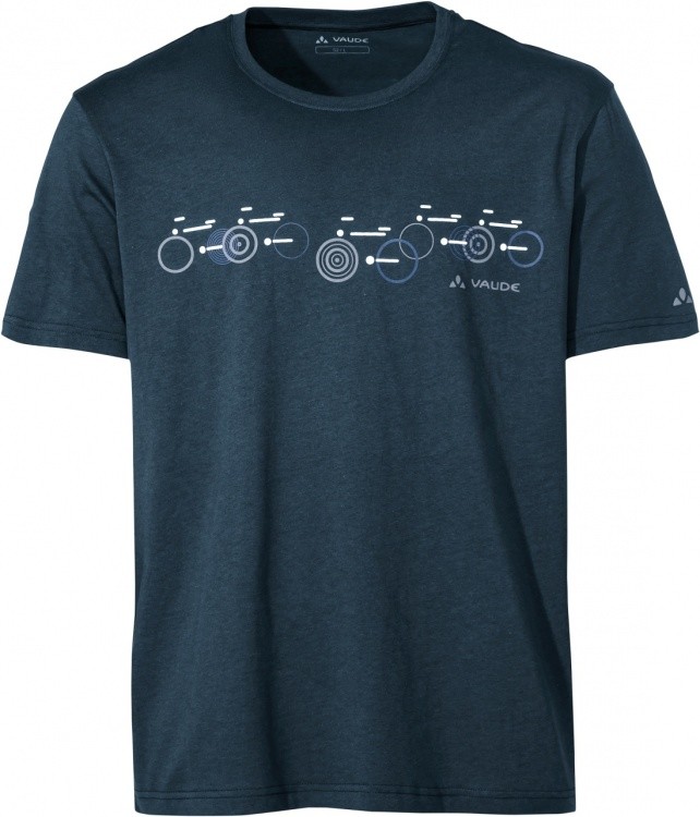 VAUDE Mens Cyclist T-Shirt V VAUDE Mens Cyclist T-Shirt V Farbe / color: dark sea uni ()